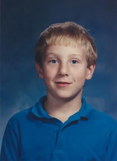 Childhood photo of Bob